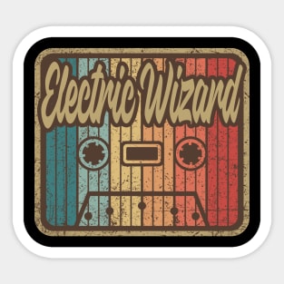 Electric Wizard Vintage Cassette Sticker